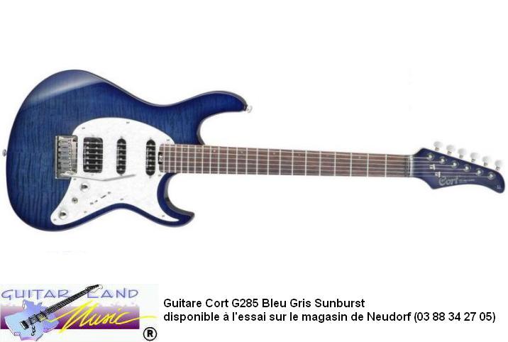 Guitare Cort G285 Bleu Gris Burst